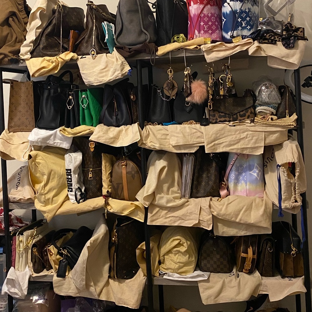 Purses for sale listed individually in my closet